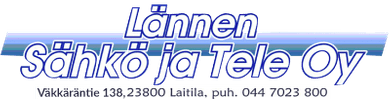 Lännen Sähkö ja Tele Oy -logo